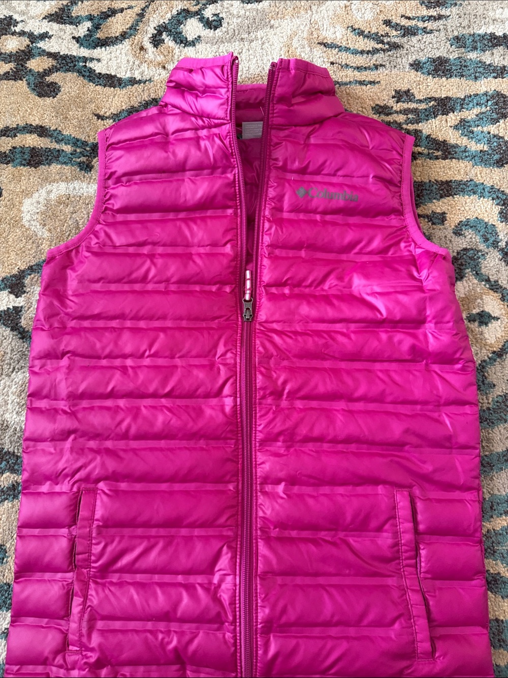 Columbia Hot Pink Quilted Packable Vest